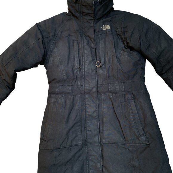 Vintage The North Face Parka Jacket Small Black - Picture 9 of 10